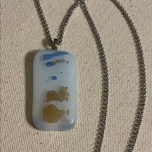 Elegant Aqua Blue & Silver Bohemian Necklace | Women’s Jewelry Casual necklace